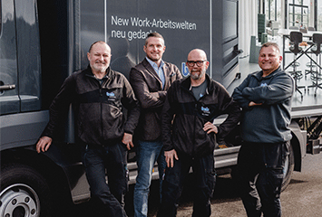 Betz Mitarbeiter vor LKW