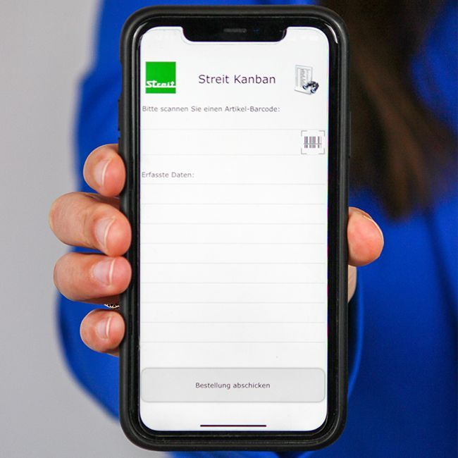 Kanban-Bestell-App von STREIT