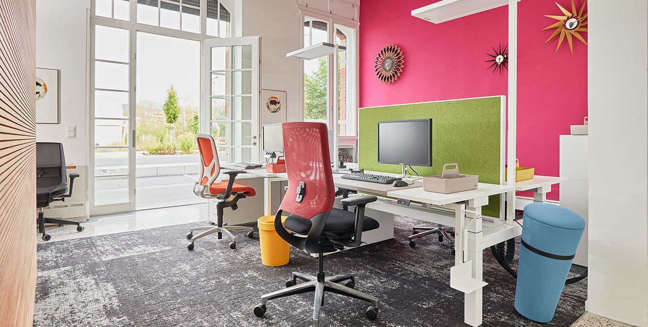 Büro im Showroom von Streit Service & Solution in Freiburg
