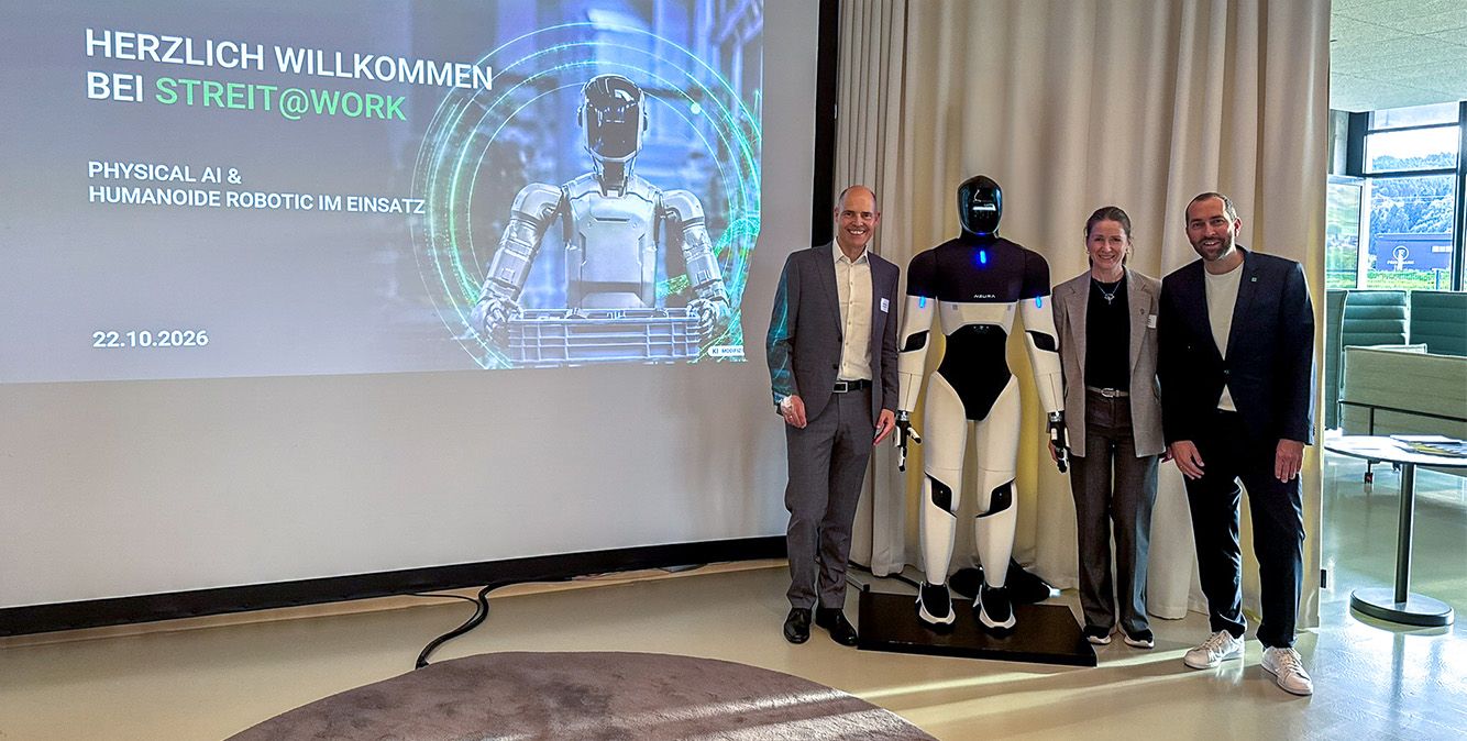 Matthias Stach, 4NE-1, Yulia Sandamirskaya & Marc Fuchs Gruppenbild STREIT@Work 2026