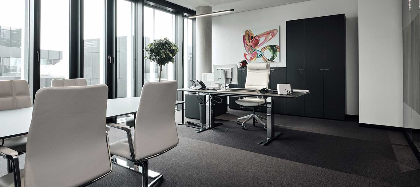 Büro der Volksbank Freiburg