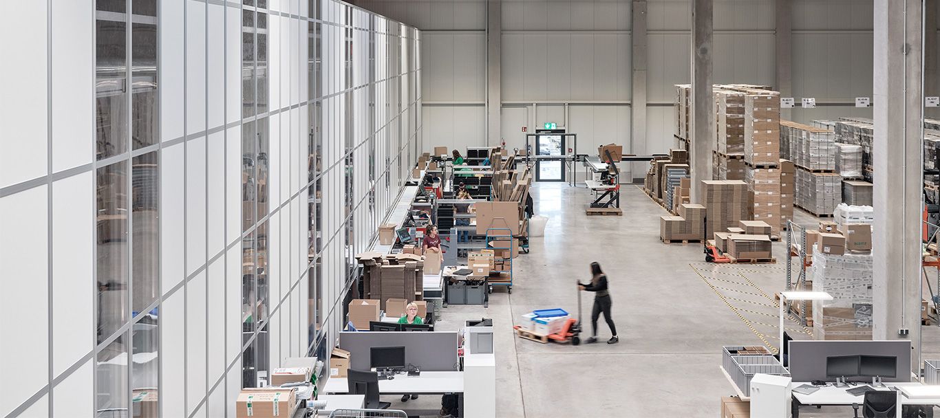 Logistikzentrum mit AutoStore-Anlage von Streit Service & Solution in Gengenbach