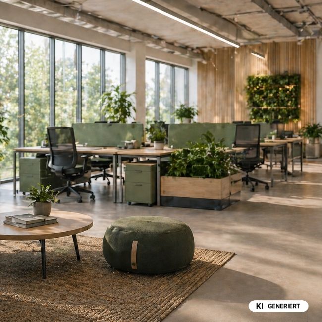 KI-generiertes Bild: Modernes Büro