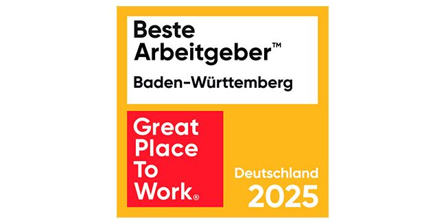 Logo der Auszeichnung Great Place To Work 2025