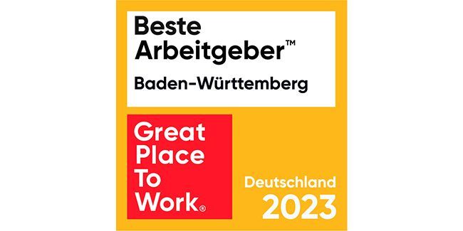 Logo der Auszeichnung Great Place To Work 2023