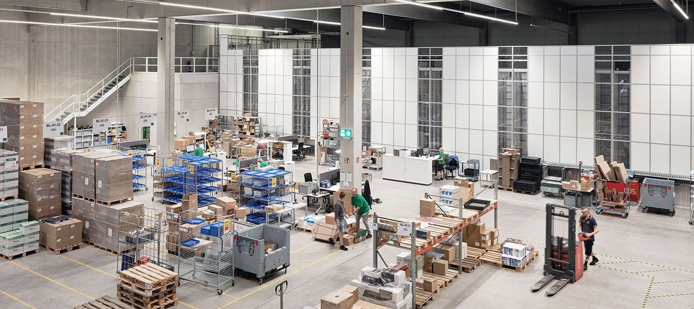 Logistikzentrum mit AutoStore-Anlage von Streit Service & Solution in Gengenbach