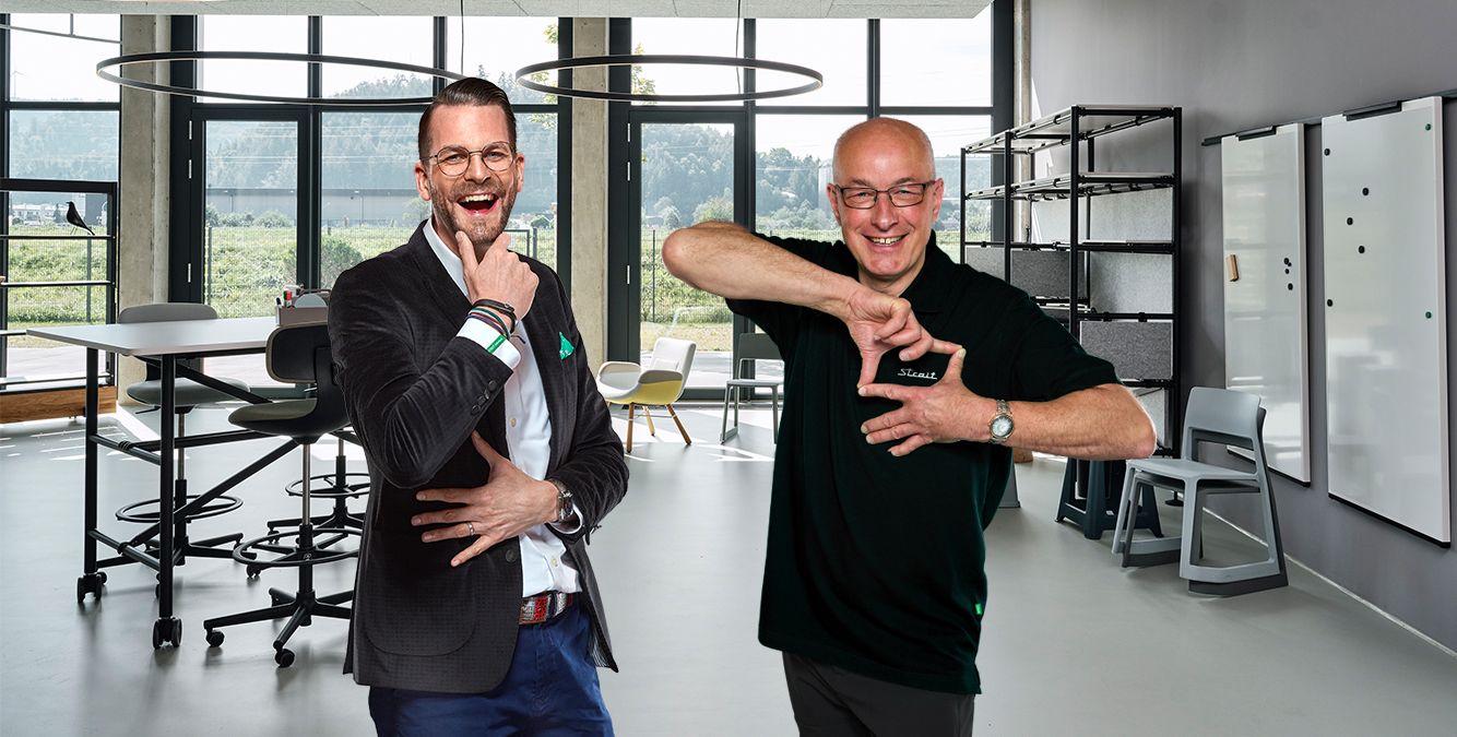 Mitarbeiter von Streit Service & Solution tragen individualisierte Berufsbekleidung