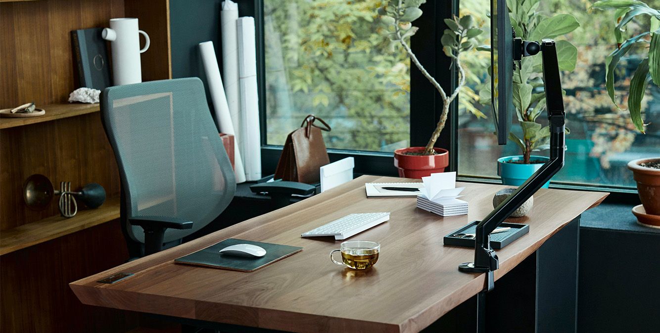 Schreibtisch im Homeoffice