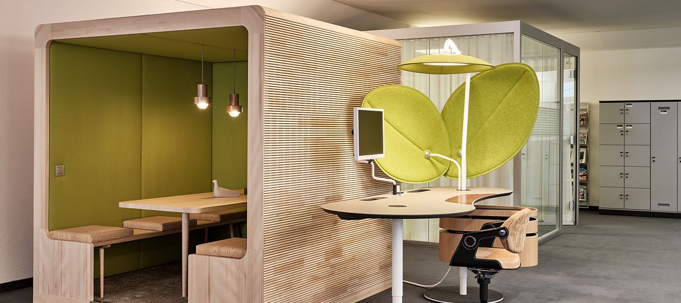Moderne New Work Arbeitswelt von h+h